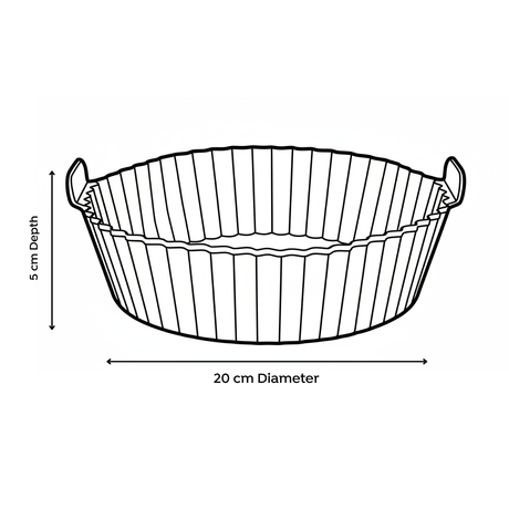 Round Air Fryer Mold