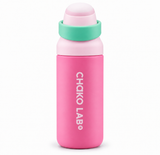Pink and mint CHAKO LAB 750 ml bottle | زجاجة شكولاب ٧٥٠ مل وردي ونعناعي
